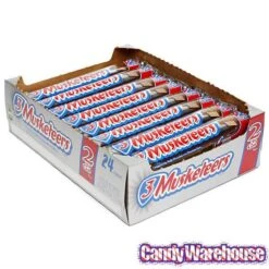 3 Musketeers King Size Candy Bars: 24-Piece Box -Snickers Sales Store 3 musketeers king size candy bars 24 piece box candy warehouse 3