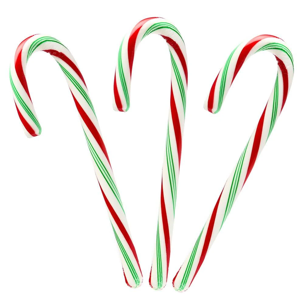 Bobs Sweet Stripes Red, White And Green Peppermint Candy Canes: 12-Piece Box 3 Bobs Sweet Stripes Red, White And Green Peppermint Candy Canes: 12-Piece Box