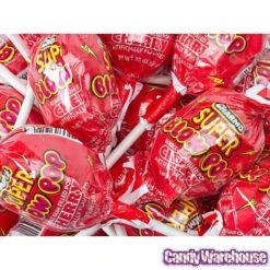 Charms Super Blow Pops - Cherry: 72-Piece Set -Snickers Sales Store charms super blow pops cherry 72 piece set candy warehouse 3