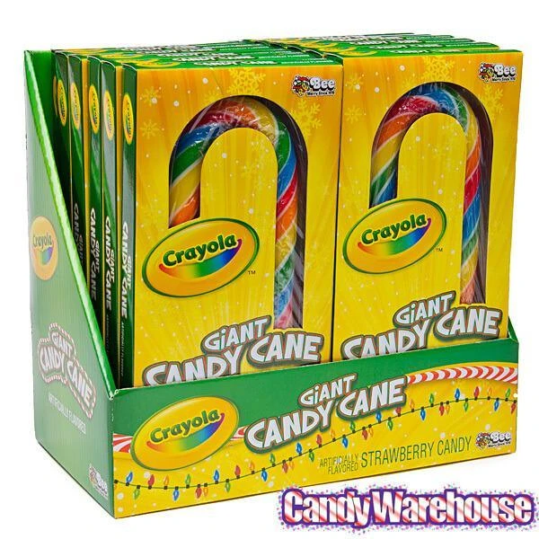 Crayola Giant Candy Canes: 12-Piece Box 5 Crayola Giant Candy Canes: 12-Piece Box - Image 3