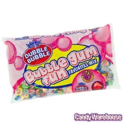 Dubble Bubble Assorted Bubble Gum: 30-Ounce Bag -Snickers Sales Store dubble bubble assorted bubble gum 30 ounce bag candy warehouse 3