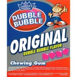 Dubble Bubble Chiclets Chewing Gum Tabs - Pink: 1.5LB Jar -Snickers Sales Store dubble bubble chiclets chewing gum tabs pink 1 5lb jar candy warehouse 6