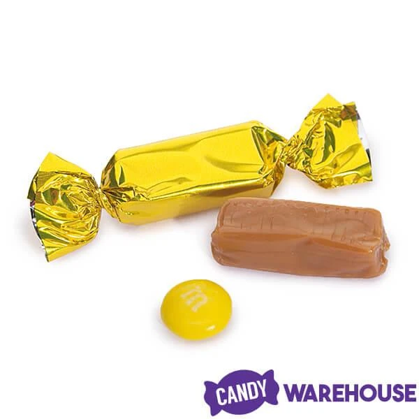Foiled Caramel Candy - Gold: 180-Piece Bag 4 Foiled Caramel Candy - Gold: 180-Piece Bag - Image 2