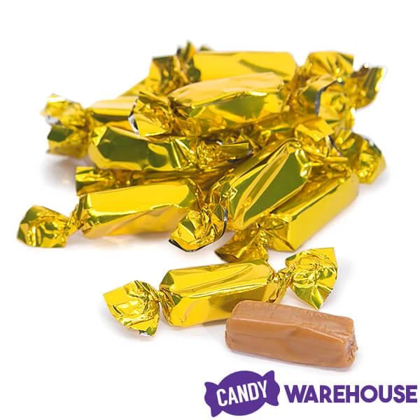 Foiled Caramel Candy - Gold: 180-Piece Bag 6 Foiled Caramel Candy - Gold: 180-Piece Bag - Image 4