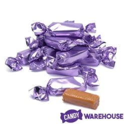 Foiled Caramel Candy - Lavender: 180-Piece Bag -Snickers Sales Store foiled caramel candy lavender 180 piece bag candy warehouse 3