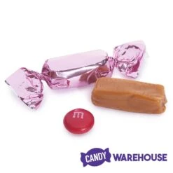 Foiled Caramel Candy - Light Pink: 180-Piece Bag -Snickers Sales Store foiled caramel candy light pink 180 piece bag candy warehouse 4