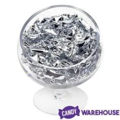 Foiled Caramel Candy - Silver: 180-Piece Bag -Snickers Sales Store foiled caramel candy silver 180 piece bag candy warehouse 4