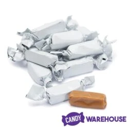 Foiled Caramel Candy - White: 180-Piece Bag -Snickers Sales Store foiled caramel candy white 180 piece bag candy warehouse 3