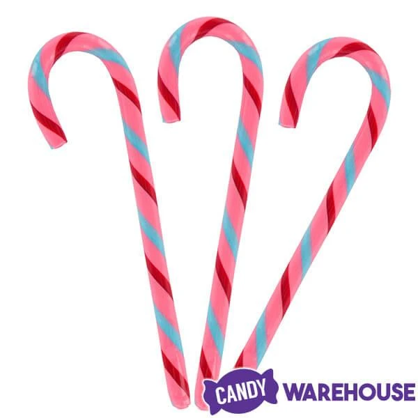 Jelly Belly Candy Canes - Cotton Candy: 80-Piece Bucket 4 Jelly Belly Candy Canes - Cotton Candy: 80-Piece Bucket - Image 2