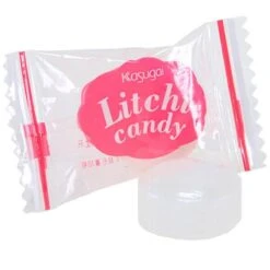 Kasugai Lychee Hard Candy: 24-Piece Bag