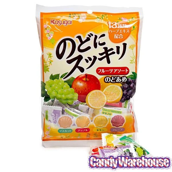 Kasugai Nodo Ni Sukkiri Fruit Hard Candy: 3.98-Ounce Bag 6 Kasugai Nodo Ni Sukkiri Fruit Hard Candy: 3.98-Ounce Bag - Image 4