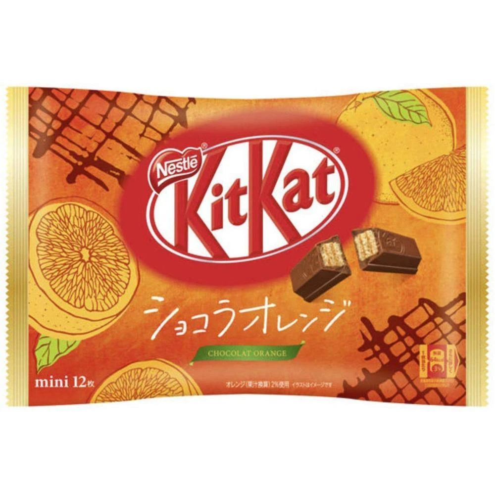 Kit Kat Snack Size Packs - Chocolat Orange: 12-Piece Bag 3 Kit Kat Snack Size Packs - Chocolat Orange: 12-Piece Bag