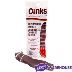 Oinks Applewood Smoked Chocolate Covered Bacon -Snickers Sales Store oinks applewood smoked chocolate covered bacon candy warehouse 3