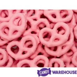 Pink Yogurt Covered Mini Pretzels: 9-Ounce Tub -Snickers Sales Store pink yogurt covered mini pretzels 9 ounce tub candy warehouse 4