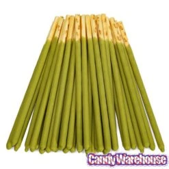 Pocky - Green Tea Cream Covered Biscuit Sticks Packs: 10-Piece Box -Snickers Sales Store pocky green tea cream covered biscuit sticks packs 10 piece box candy warehouse 4