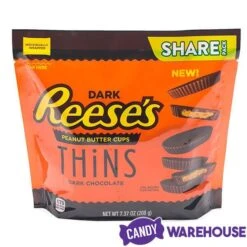 Reese's Thins Dark Chocolate Peanut Butter Cups Candy: 7.37-Ounce Bag 11 Reese's Thins Dark Chocolate Peanut Butter Cups Candy: 7.37-Ounce Bag -Snickers Sales Store reese s thins dark chocolate peanut butter cups candy 7 37 ounce bag candy warehouse 4