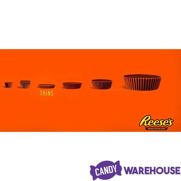 Reese's Thins Dark Chocolate Peanut Butter Cups Candy: 7.37-Ounce Bag 7 Reese's Thins Dark Chocolate Peanut Butter Cups Candy: 7.37-Ounce Bag - Image 5