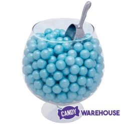 Shimmer Pearl Powder Blue 1-Inch Gumballs: 2LB Bag -Snickers Sales Store shimmer pearl powder blue 1 inch gumballs 2lb bag candy warehouse 3
