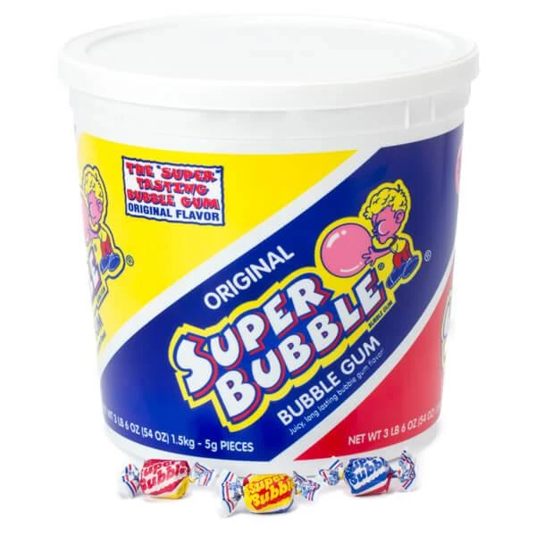 Super Bubble Gum - Original: 300-Piece Tub 3 Super Bubble Gum - Original: 300-Piece Tub