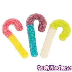 Trolli Sour Brite Mini Canes Jelly Candy Canes: 9-Ounce Bag -Snickers Sales Store trolli sour brite mini canes jelly candy canes 9 ounce bag candy warehouse 3