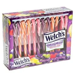 Welch's Candy Canes: 12-Piece Box