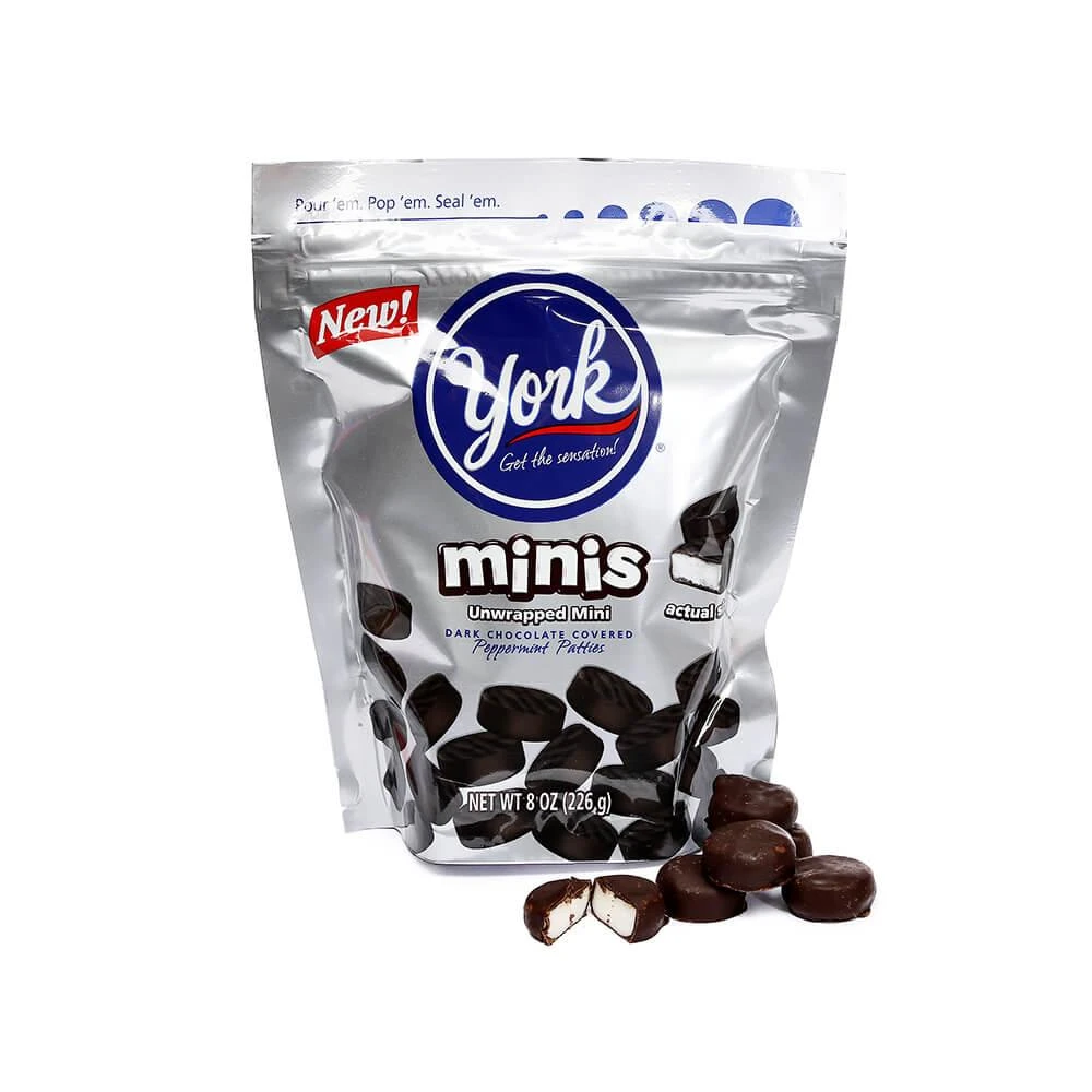 York Peppermint Patty Minis Candy: 7.6-Ounce Bag 3 York Peppermint Patty Minis Candy: 7.6-Ounce Bag